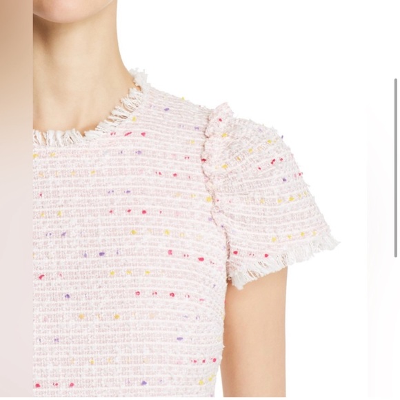 Kate Spade Flutter Sleeve Pink Twill dress - Picture 4 of 9